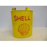 Yellow shell petrol can Height 34 cm