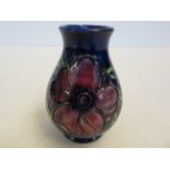 Moorcroft Anemone vase Height 9.5 cm