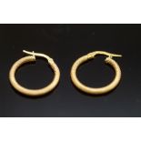 Pair of 14ct gold earrings