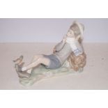 Lladro figure of a boy