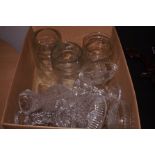 Box of glass ware