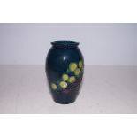Moorcroft Finches & fruit vase Height 11 cm