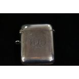 Silver vesta case