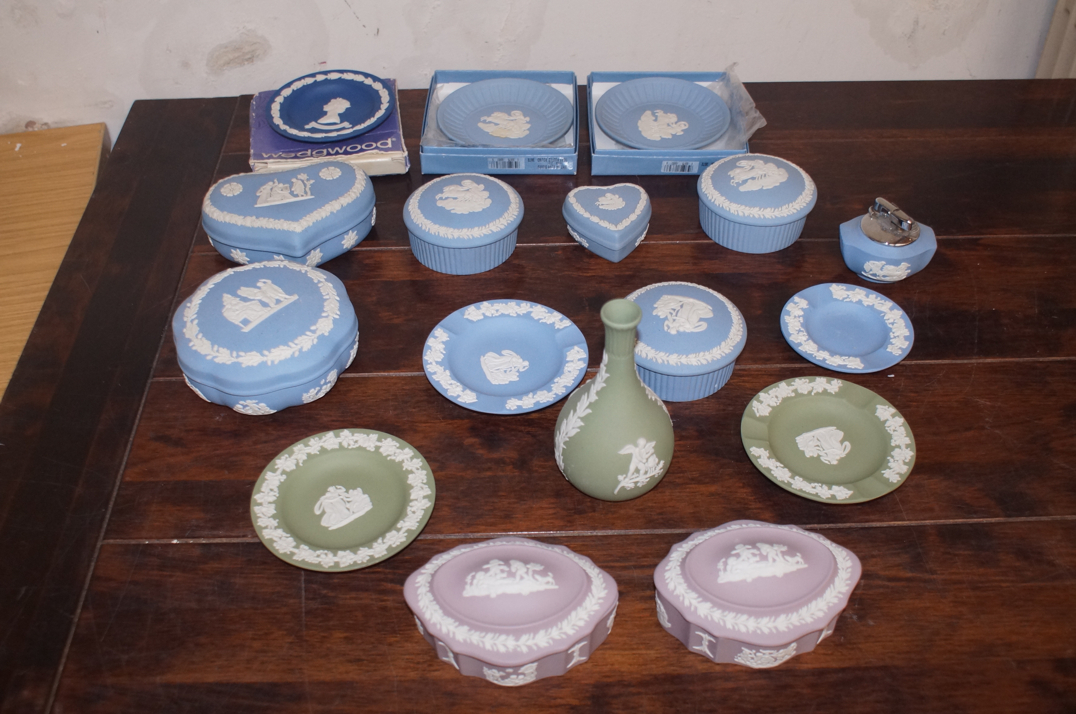 Collection of Wedgwood jasper ware & others