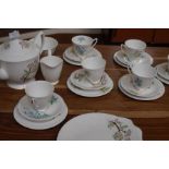 Royal Albert flower of the month tea set