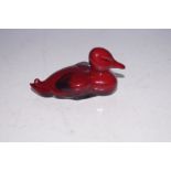 Royal Doulton flambe duck