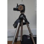 Manfrotto professional camera tripod & soft case