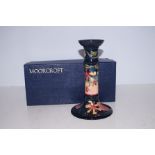 Moorcroft boxed Oberon candle stick Height 20 cm