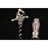 Dutch silver cork screw