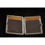 Leather & metal card case