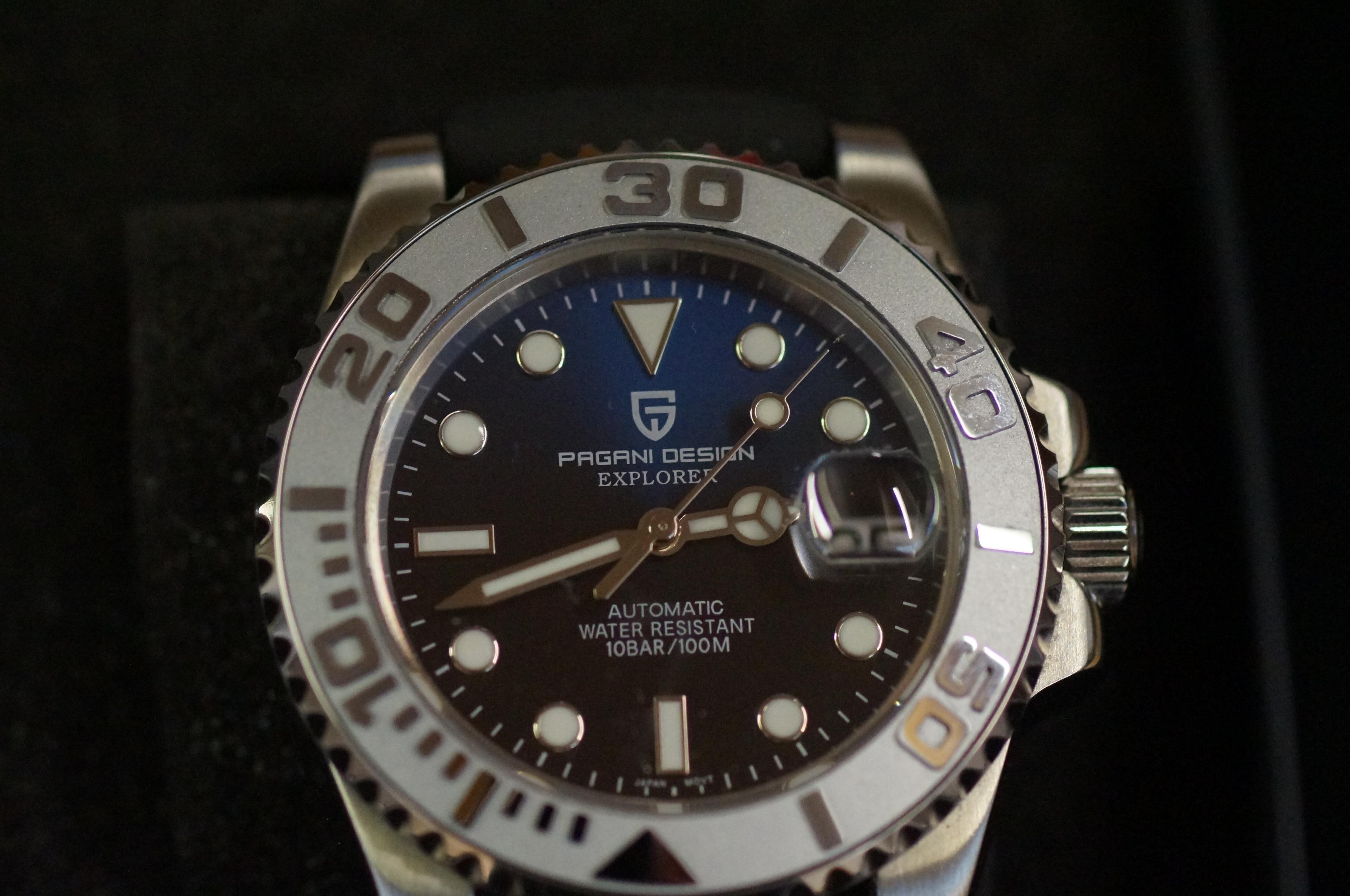 Gents Pagain explorer automatic wristwatch - Image 2 of 2