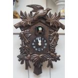 Cuckoo clock (Plastic) with weights & pendulum