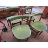 A set of 4 Retro Dinning Chairs