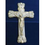 Brass crucifix Height 23 cm
