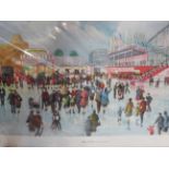 Bernard McMullen print signed with double blind st