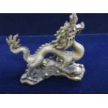 Brass oriental dragon Length 10 cm