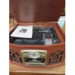 CD Player with Turn Table Unused