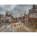 Bernard McMullen print signed with double blind st