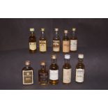 10 Unopened Bottles of Miniature Whisky