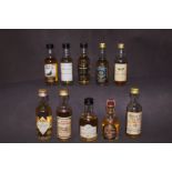 10 Unopened Bottles of Miniature Whisky