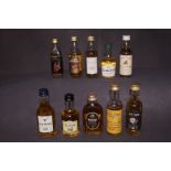 10 Unopened Bottles of Miniature Whisky