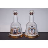 2 Wade Commemorative Decanters 1986 (Unopened)