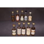 10 Unopened Bottles of Miniature Whisky