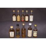 10 Unopened Bottles of Miniature Whisky