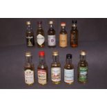 10 Unopened Bottles of Miniature Whisky