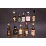 10 Unopened Bottles of Miniature Whisky