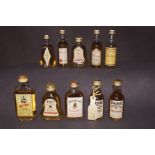 10 Unopened Bottles of Miniature Whisky