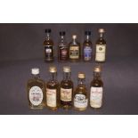 10 Unopened Bottles of Miniature Whisky