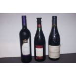 2004 Shiraz, 1997 Pinotage, 2007 Chateauneuf-Du-Pa