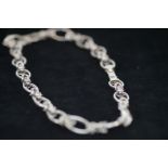 Silver Big Link Necklace