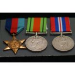 3x WW2 medals to include 1939-45 star