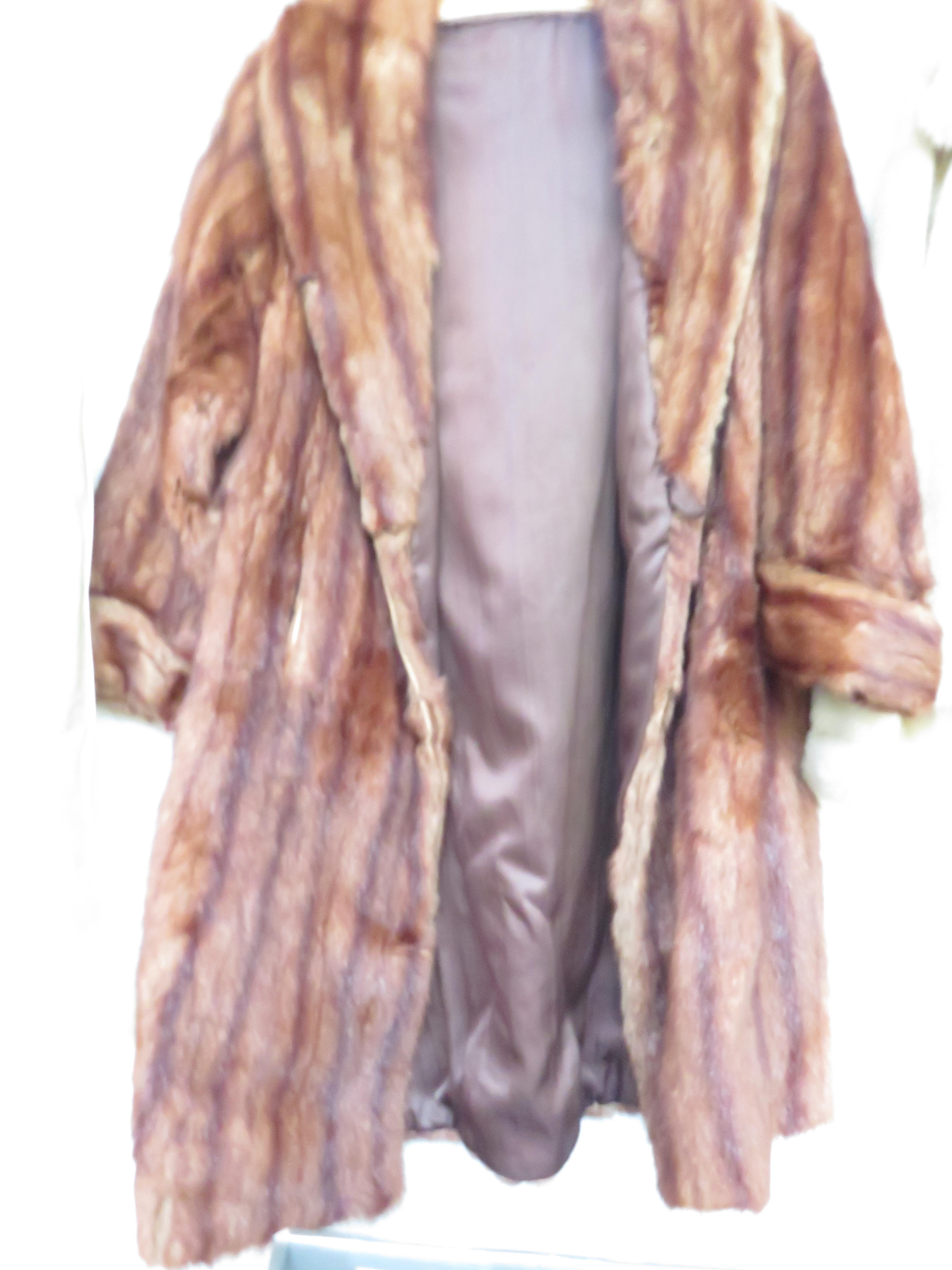 A 3/4 Length Fur Coat