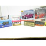 A collection of model vehicles