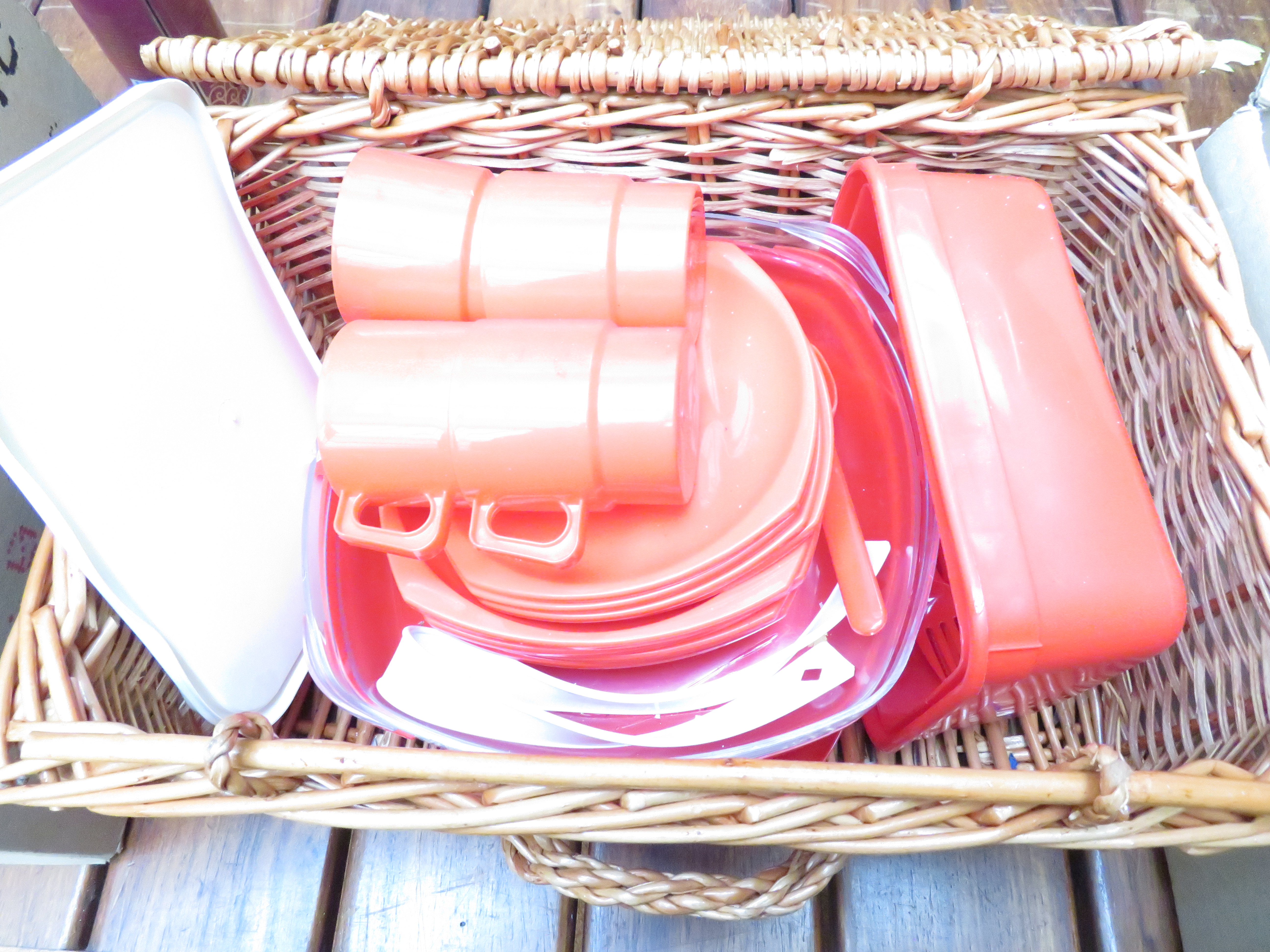 A Wicker Picnic Basket Unused