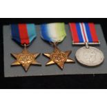 3x WW2 medals to include Atlantic star
