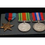 3x WW2 medals to include 1939-45 star