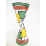 Wedgewood Clarice Cliff Yo yo Vase - 23cm