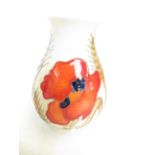 Moorcroft 3" Harvest Poppy Vase 9.5cm