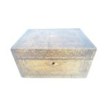 Victorian Inlayed Box and Contents - 28cm wide