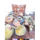 A Collection of Brass and Copper Ware
