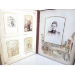 A Victorian Photo Album with many Photos