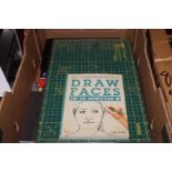 A box of drawing and etching equipment