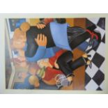 Beryl Cook Print - We Shall Dance signed in Pencil 63cm x 56cm