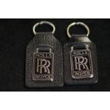 2 x Rolls Royce Key Rings