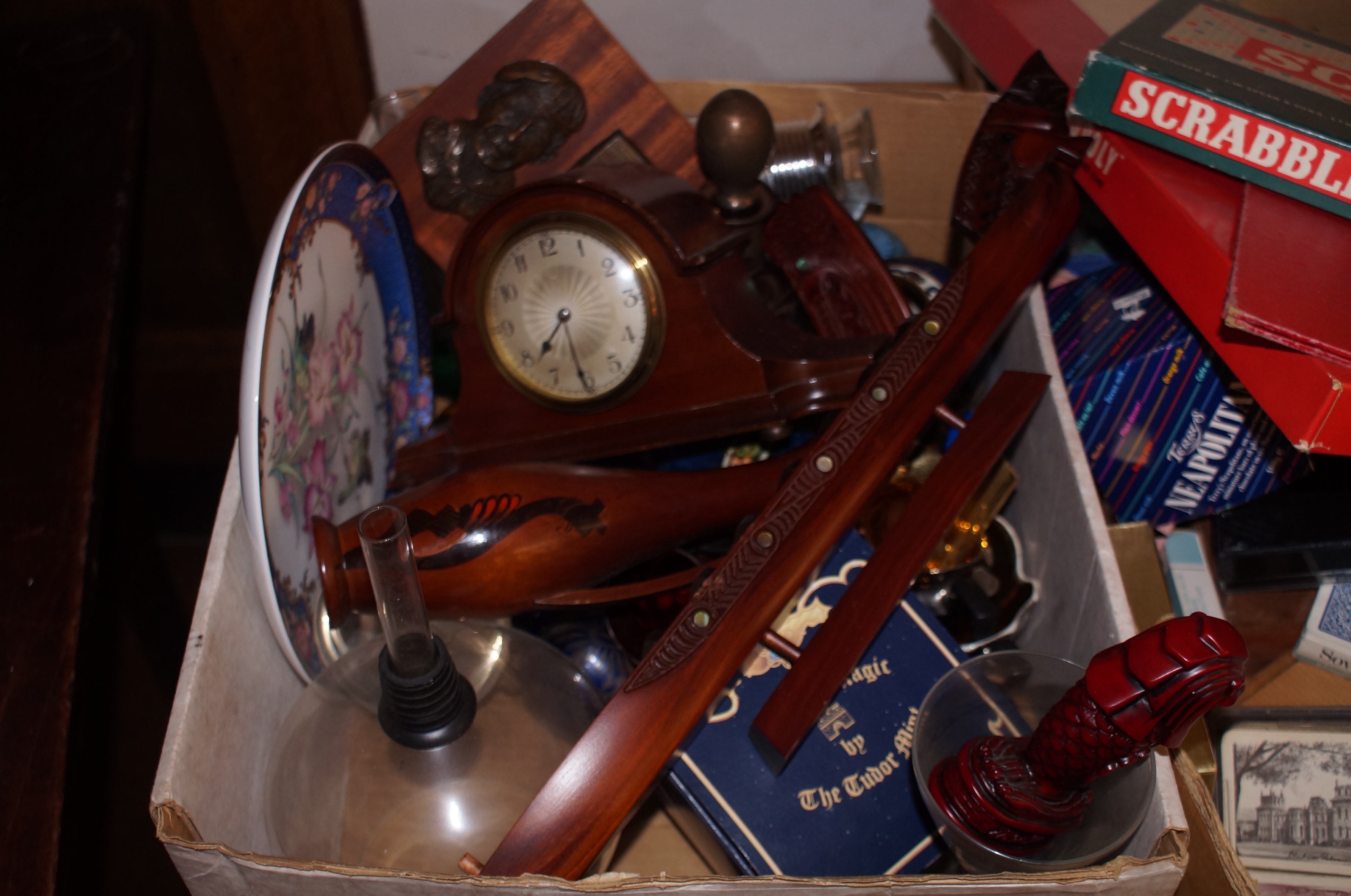 Unsorted mixed box to include a mantle clock