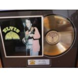 Framed 20ct Gold Record Limited Edition of 143/500